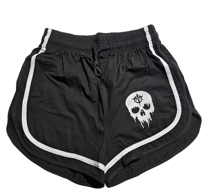 Drip skull shorts