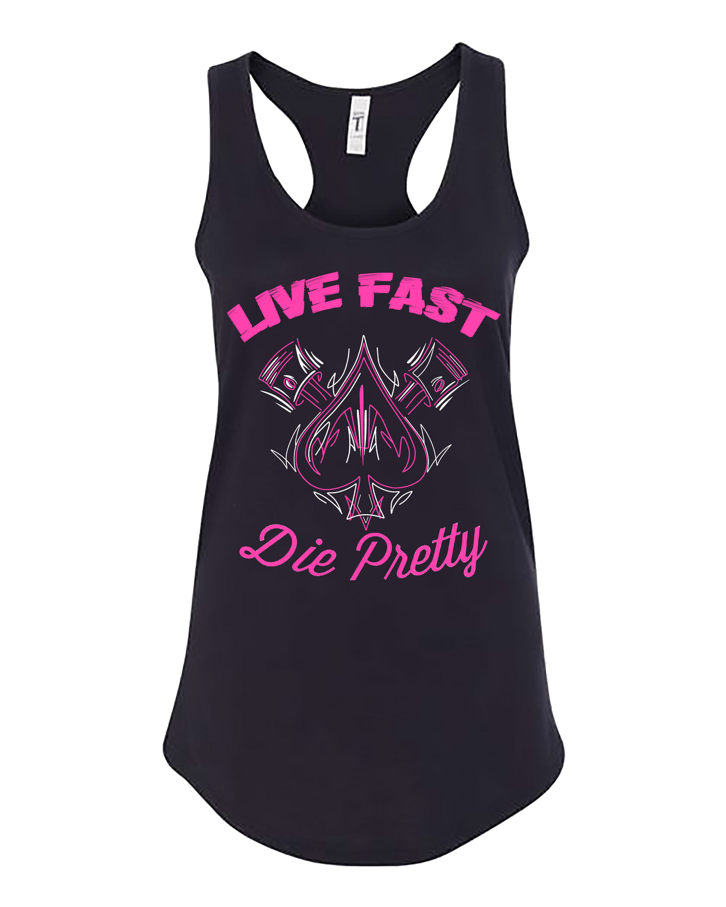 Live Fast / Die pretty pinstripe