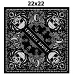 Skull paisley bandana