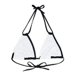 Strappy Triangle Bikini Top (AOP)