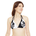 Strappy Triangle Bikini Top (AOP)