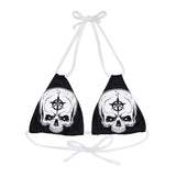 TA Skull Triangle Bikini Top